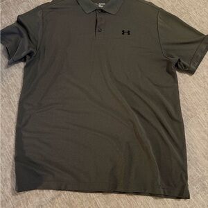 Under Armour Men's Dark Gray Polo Shirt